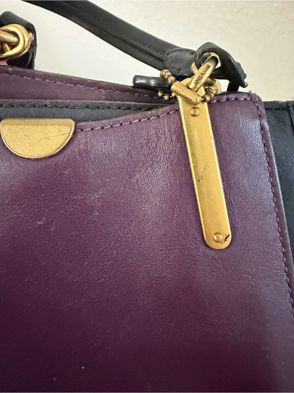 Coach Mini Dreamer 21
ColorBlock Leather Satchel - Picture 8 of 11
